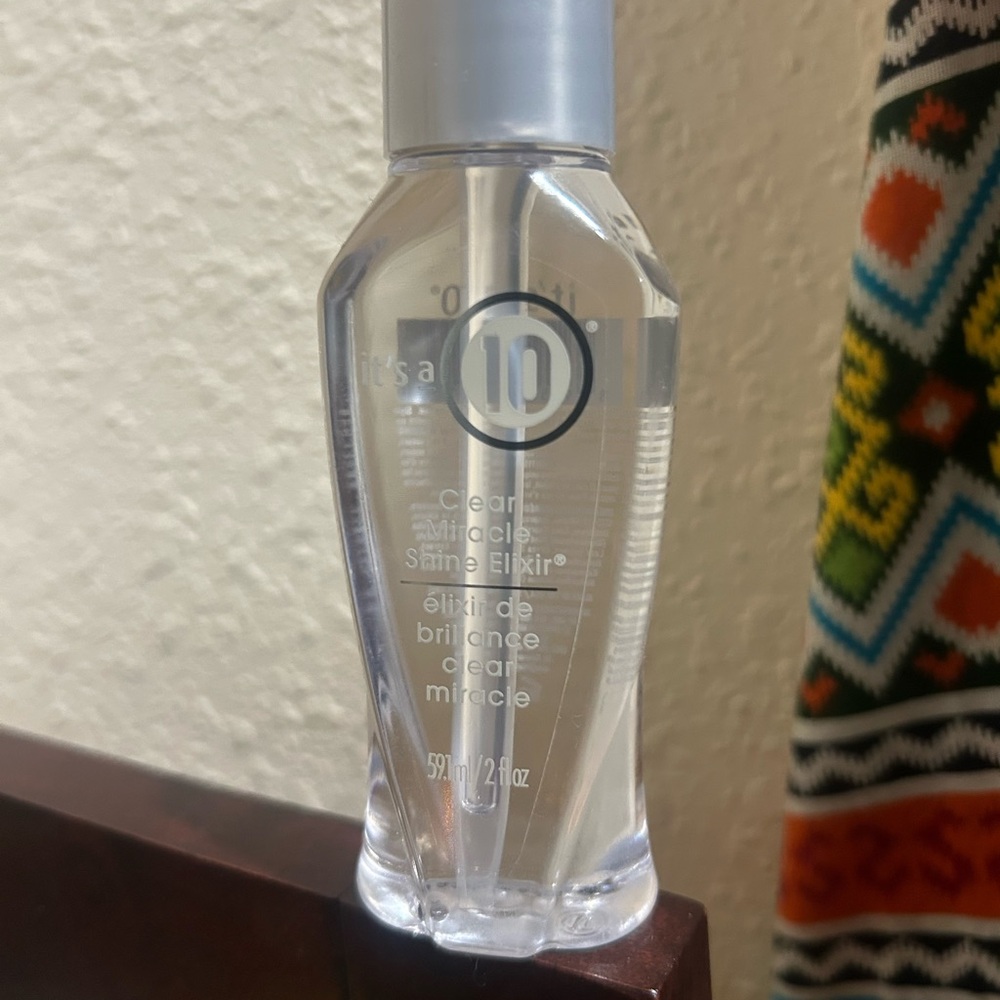 It's a 10 Clear Miracle Shine Elixir